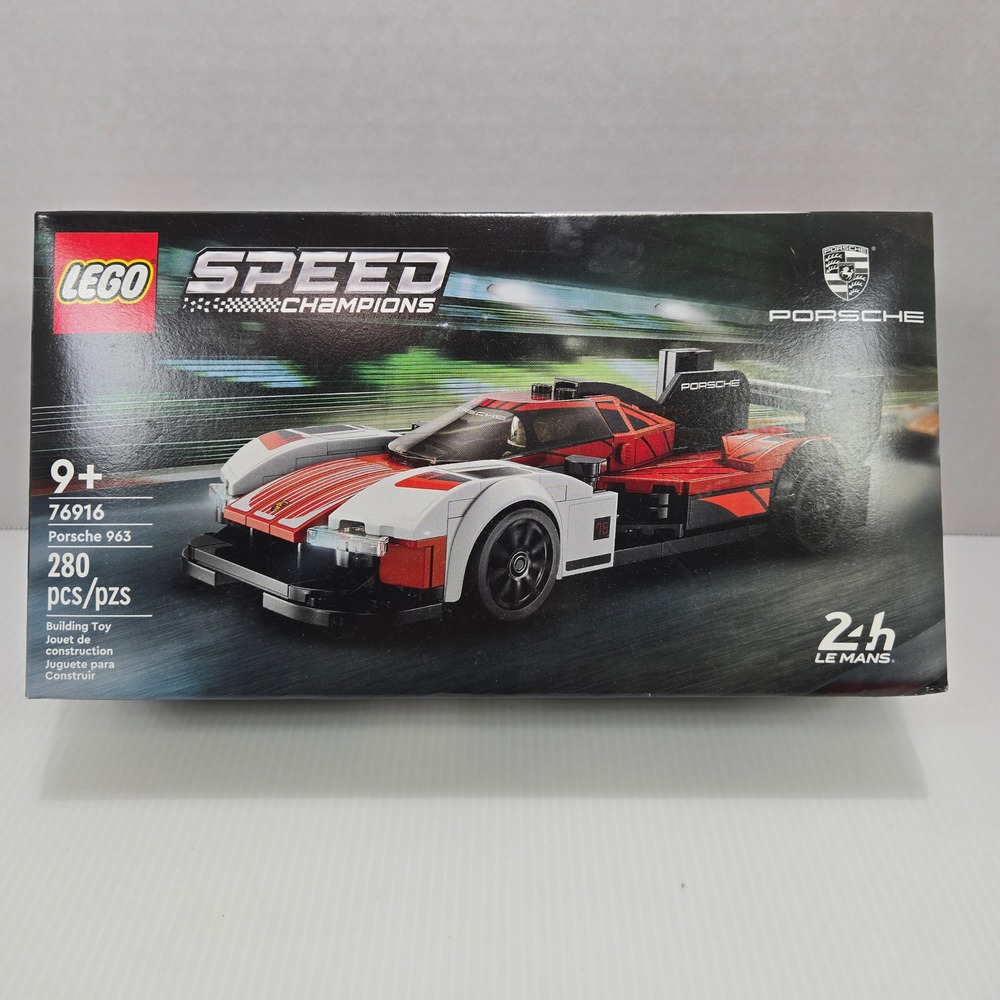 LEGO Speed Champions‎ Porsche 963 Building Toy Set 76916 280 Pieces Age 9